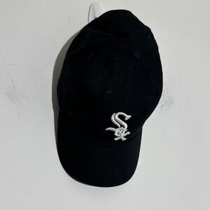 47 Brand Black Cap with White Logo